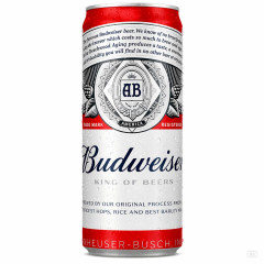 CERVEJA BUDWEISER LATA 350 ML