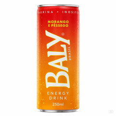 ENERGÉTICO BALY MORANGO E PÊSSEGO 250ML