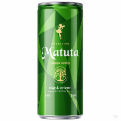 CACHAÇA MATUTA MAÇA VERDE LATA 350 ML