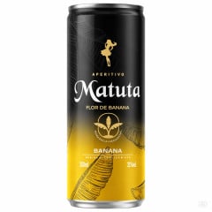 CACHAÇA MATUTA BANANA LATA 350 ML