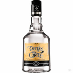 RUM CAPITAN CORTEZ CARTA BRANCA 1L