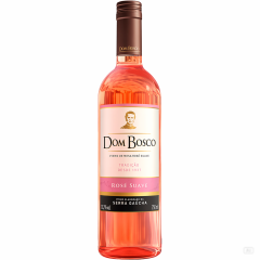 VINHO DOM BOSCO ROSADO SUAVE 750 ML