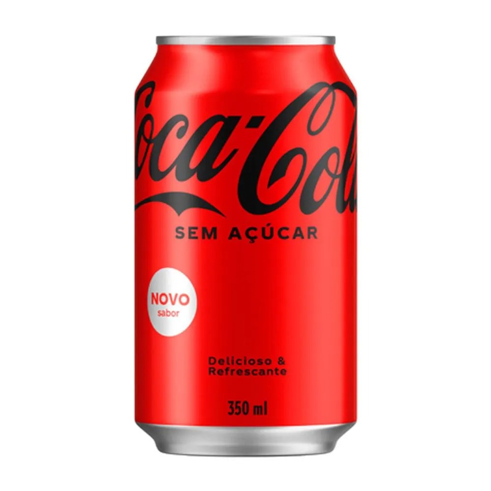 REFRIGERANTE COCA COLA ZERO LATA 350ML