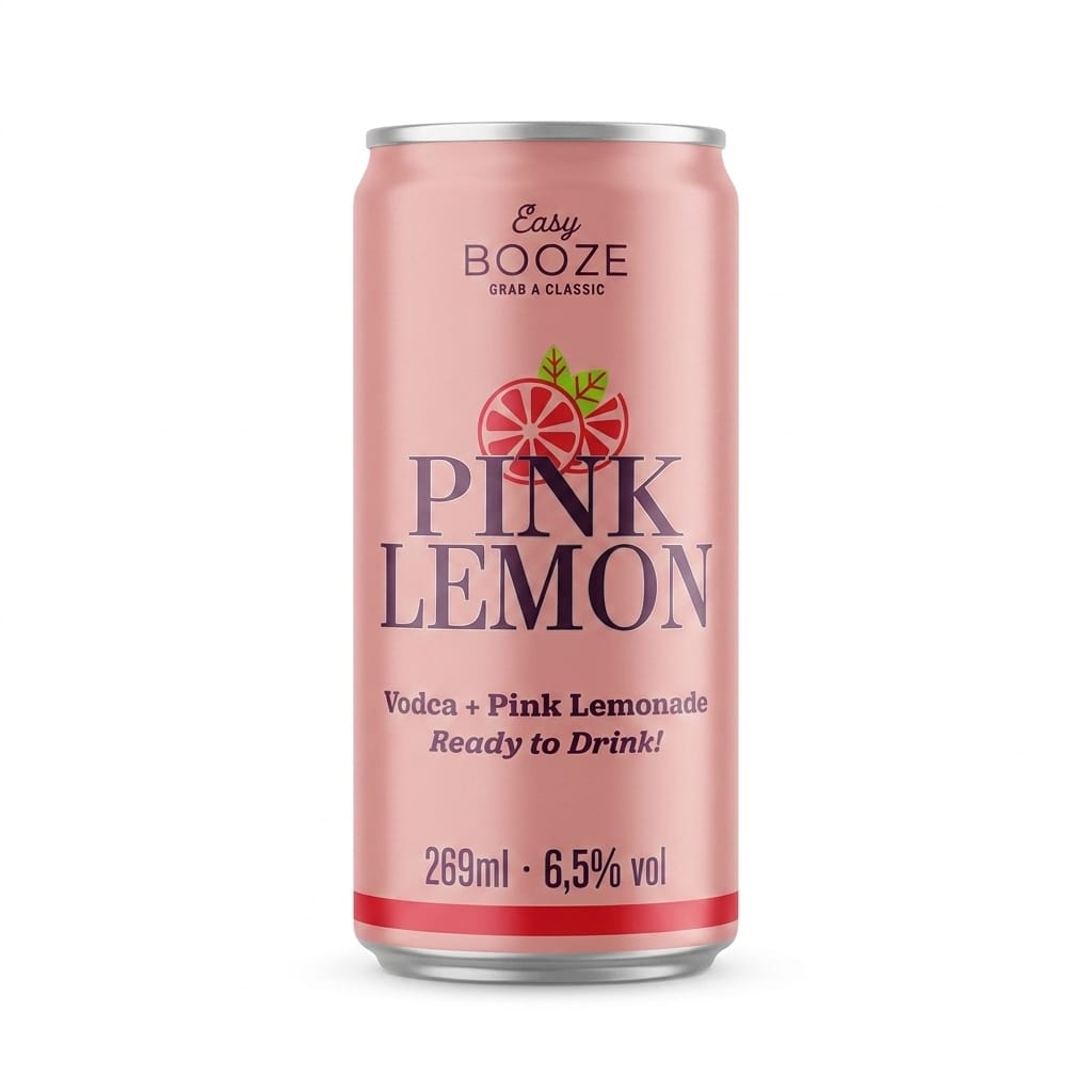EASY BOOZE PINK LEMON LATA 269ML