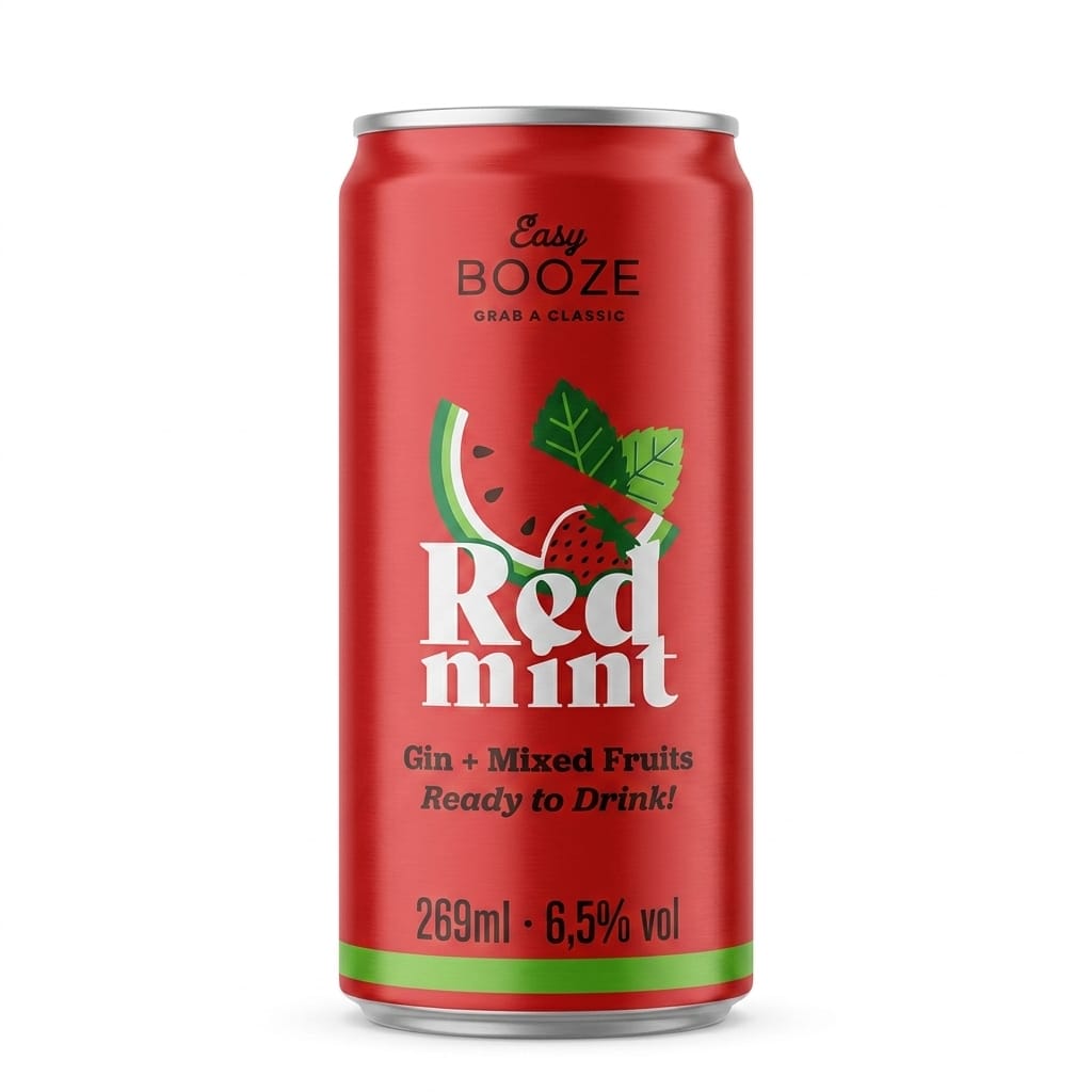 EASY BOOZE RED MINT LATA 269ML