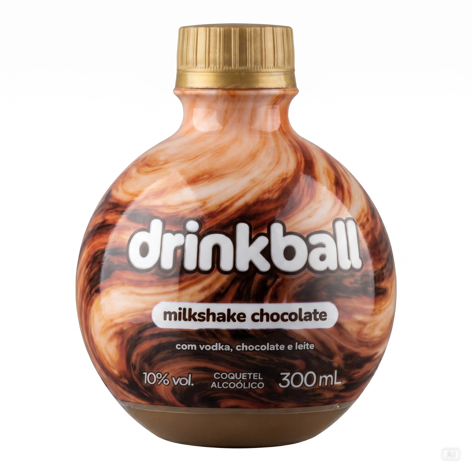 COQUETEL DRINK BALL MILKSHAKE CHOCOLATE 300ML