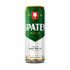 CERVEJA SPATEN PURO MALTE SLEEK 350ML